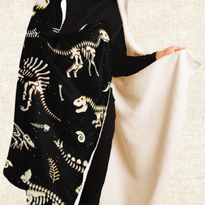 Personalized Name-O-Saurus Hooded Blanket