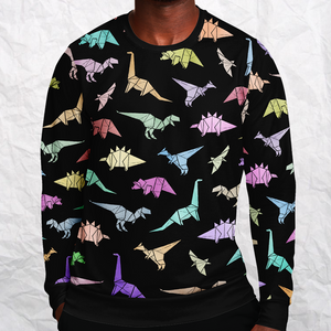 Personalized Dinorigami Sweatshirt