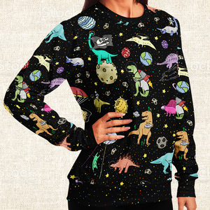 Personalized Interstellar Dinos Sweatshirt