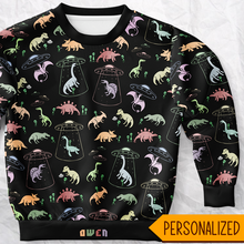 Load image into Gallery viewer, Personalized Dino Abduction Youth Sweatshirt