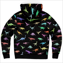 Load image into Gallery viewer, Personalized Dinomite Zip-Up Hoodie