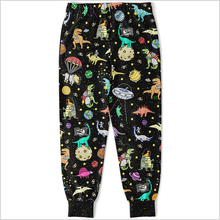 Load image into Gallery viewer, Personalized Interstellar Dinos Youth Sweatpants