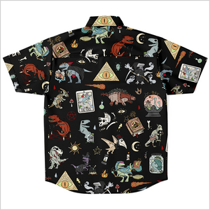 Personalized Dinoccult Button-Up Shirt