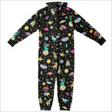 Load image into Gallery viewer, Personalized Interstellar Dinos Jumpsuit