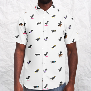 Personalized Olympian Rex Button-Up Shirt
