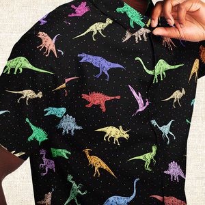 Personalized Dinomite Button-Up Shirt