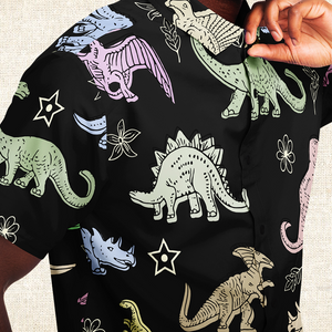 Personalized Dino Dawn Button-Up Shirt