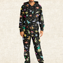 Load image into Gallery viewer, Personalized Interstellar Dinos Jumpsuit
