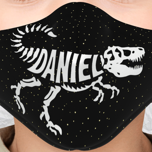 Personalized Tyrant Fossil Face Mask