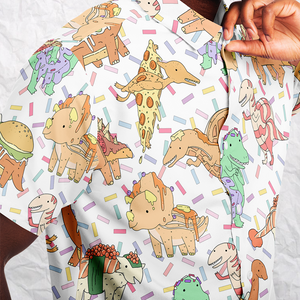 Personalized Chewrassic Park Button-Up Shirt