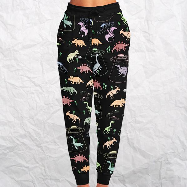 Personalized Dino Abduction Sweatpants