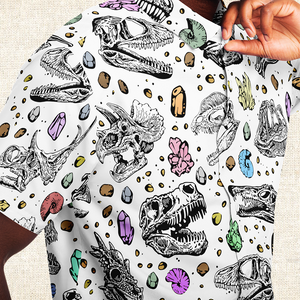 Personalized Dino Relics Button-Up Shirt