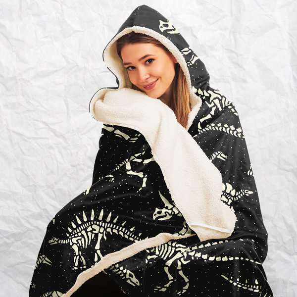 Personalized Diggin' Dinos Hooded Blanket