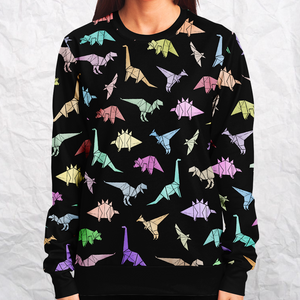 Personalized Dinorigami Sweatshirt