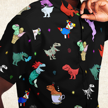 Load image into Gallery viewer, Personalized Multiverse of Rexes Button-Up Shirt