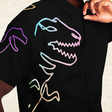 Load image into Gallery viewer, Personalized Dino Dazzle Button-Up Shirt