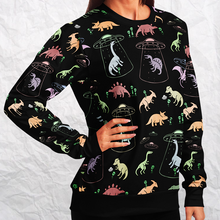Load image into Gallery viewer, Personalized Dino Abduction Sweatshirt
