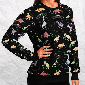 Personalized Dino Abduction Sweatshirt