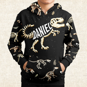 Personalized Name-O-Saurus Youth Hoodie