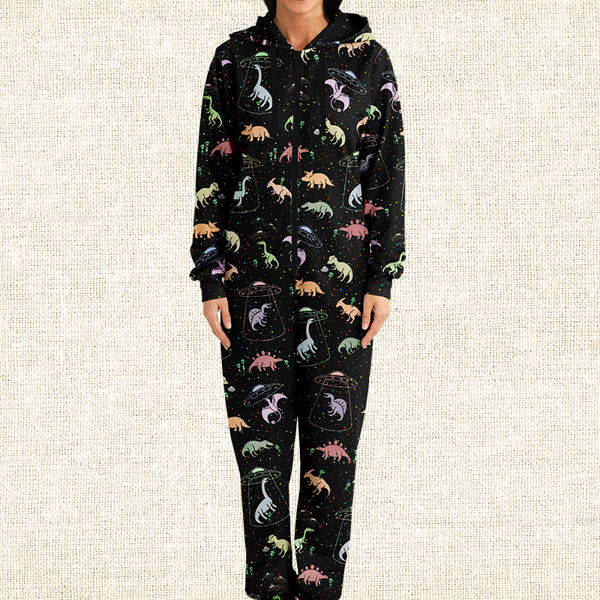 Personalized Dino Abduction Jumpsuit