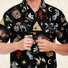 Load image into Gallery viewer, Personalized Dinoccult Button-Up Shirt