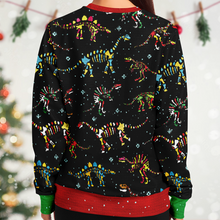 Load image into Gallery viewer, Personalized Jingle Bones Ugly Christmas Sweatshirt (W/ Knit Texture Effect)