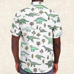 Personalized Dinodyssey Button-Up Shirt