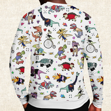 Load image into Gallery viewer, Personalized Dino Swag Sweatshirt