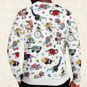 Personalized Dino Swag Sweatshirt