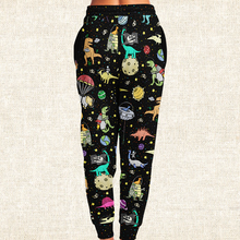Load image into Gallery viewer, Personalized Interstellar Dinos Sweatpants