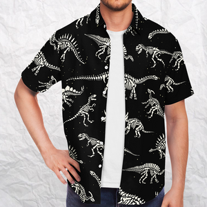 Personalized Diggin' Dinos Button-Up Shirt