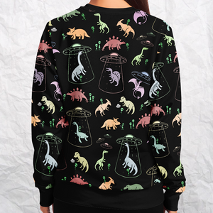 Personalized Dino Abduction Sweatshirt