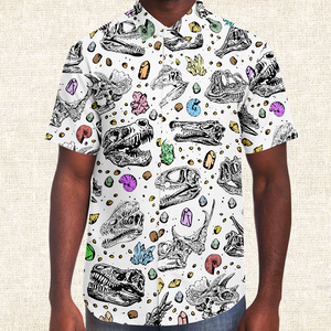 Personalized Dino Relics Button-Up Shirt