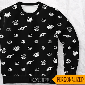 Personalized Death & Dinos Sweatshirt