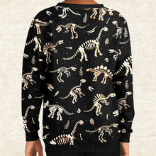 Load image into Gallery viewer, Personalized Name-O-Saurus Youth Sweatshirt