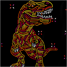 Load image into Gallery viewer, Personalized Dino Glitz Sweatshirt