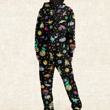 Load image into Gallery viewer, Personalized Interstellar Dinos Jumpsuit