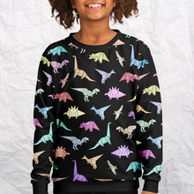 Load image into Gallery viewer, Personalized Dinorigami Youth Sweatshirt
