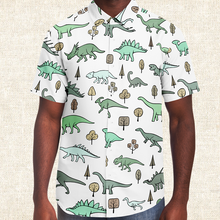 Load image into Gallery viewer, Personalized Dinodyssey Button-Up Shirt