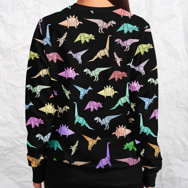 Personalized Dinorigami Sweatshirt