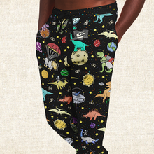 Load image into Gallery viewer, Personalized Interstellar Dinos Sweatpants
