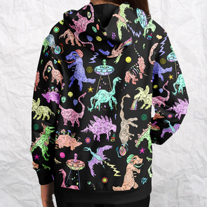 Personalized Dope Dinos Youth Hoodie